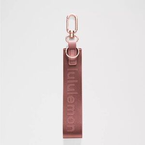 Lululemon Never Lost Keychain- Red Clay/Rockwood